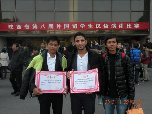 西工大留学生获省第八届汉语演讲比赛一等奖