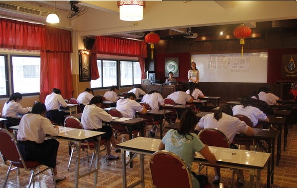 河王中学孔子课堂举办本年度第一次HSK考试