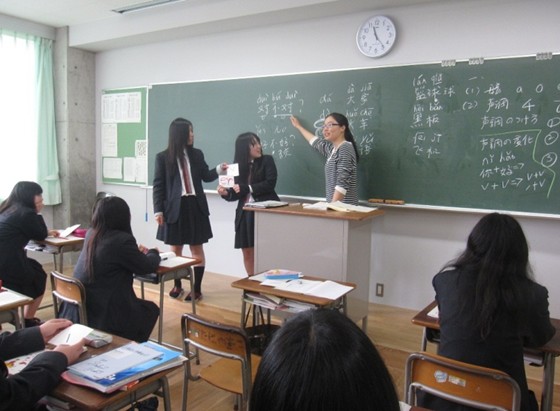 　　日本北海道2014年初中汉语教学全面展开