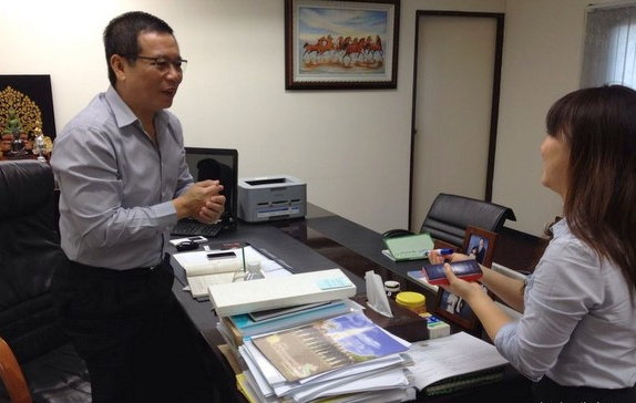 朱大汉语文化推广中心为泰国移民总局局长开设VIP汉语培训班