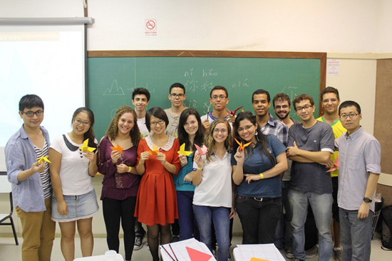 巴西汉语文化推广中心中国文化传播再次走入中学生