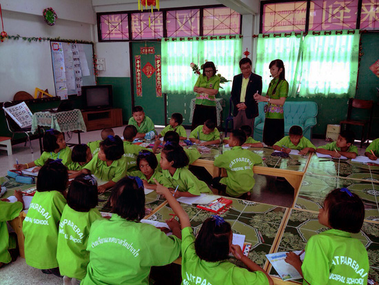 玛大汉语培训推广中心检查教学点新学期教学工作