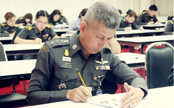 朱大汉语培训推广中心为泰国移民局举办汉语水平模拟考试