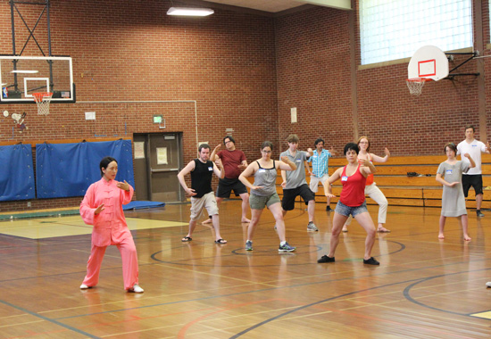 波特兰州立大学汉语文化推广中心开设太极拳课程