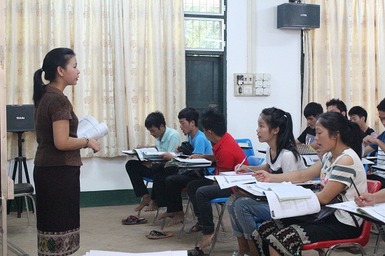 老挝国立大学汉语文化推广中心举办暑期汉语培训班