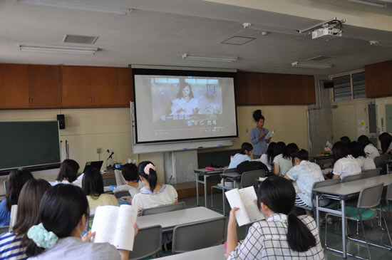 长野广播汉语教学点首期大学汉语培训班结业
