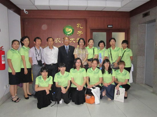 泰博文国际中文学校学校汉语教师到泰农大汉语文化推广中心学习