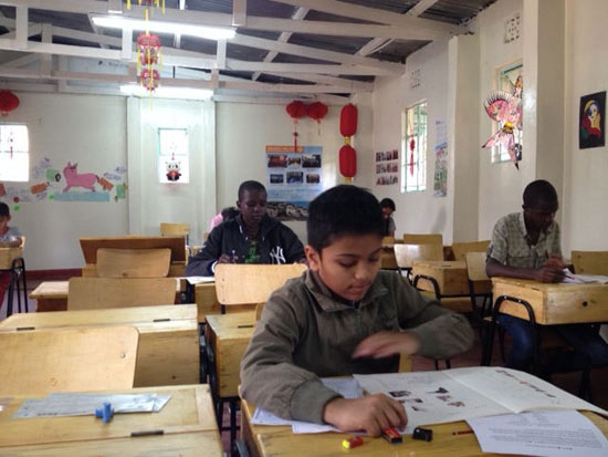 肯尼亚广播汉语教学点举行2014年度YCT汉语水平考试