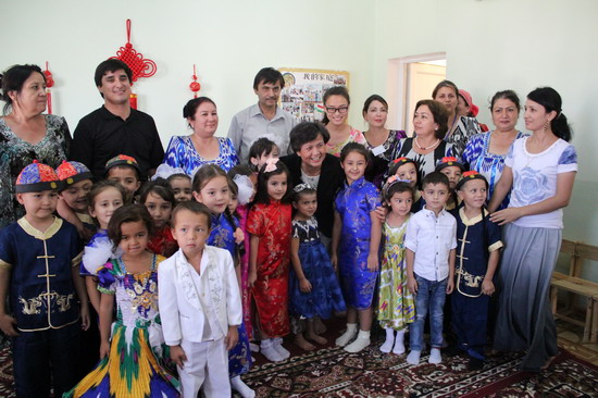 塔吉克斯坦汉语文化推广中心教学点第50幼稚园举办中国文化活动