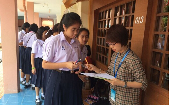 素攀汉语文化推广中心在曼谷、北碧两地举办汉语水平考试