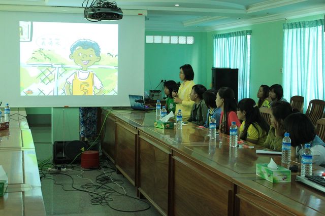 缅甸曼德勒福庆汉语教学点举办2014年本土教师汉语培训班