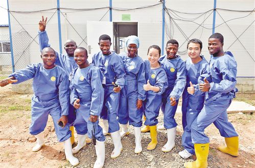 利比里亚埃博拉诊疗中心汉语班受学员热捧