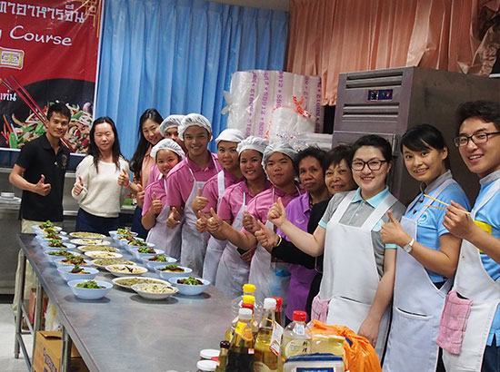 孔敬大学孔子学院举办中华传统美食制作课程