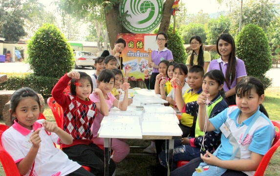 泰国孔子学院支持泰国西部举办汉语文化体验营