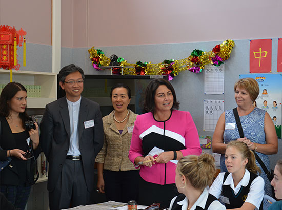 新西兰惠灵顿女子高中汉语教学点举行成立典礼