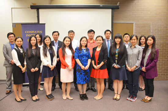 武汉大学代表团访问匹兹堡大学孔子学院