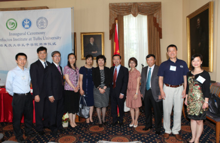 美国麻州学习汉语热 塔夫茨大学孔子学院成立