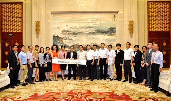 全美中文学校协会访安徽侨办 寻求华文教育支持