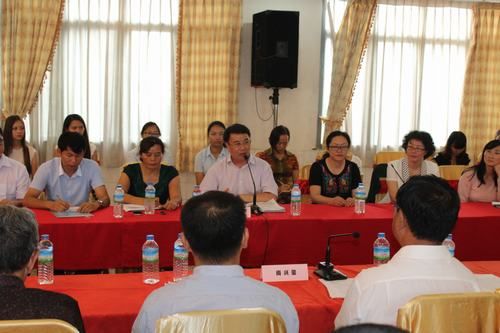 缅甸曼德勒云华师范学院召开座谈会欢迎外派汉语教师