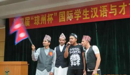 海南举办国际学生汉语与才艺大赛 海外兴起汉语热